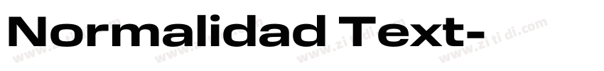 Normalidad Text字体转换 Normalidad Text字体转换